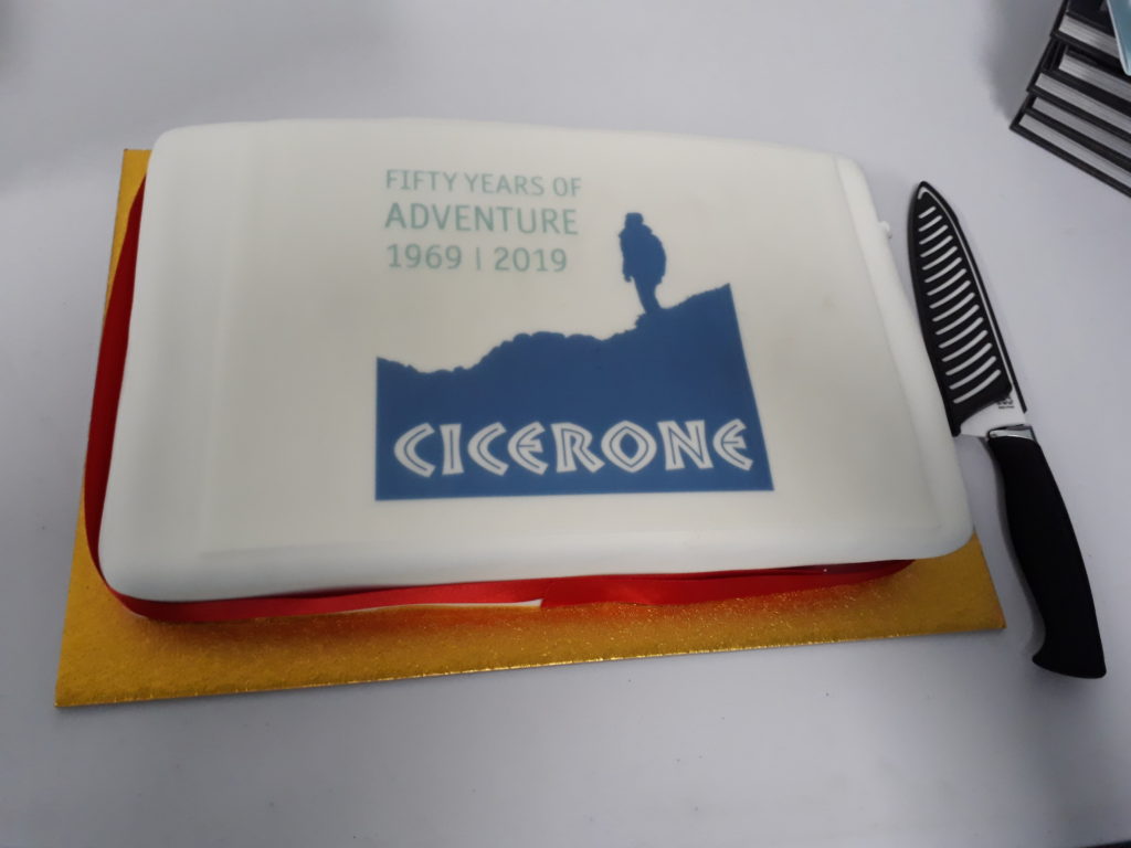 Cicerone Press birthday cake