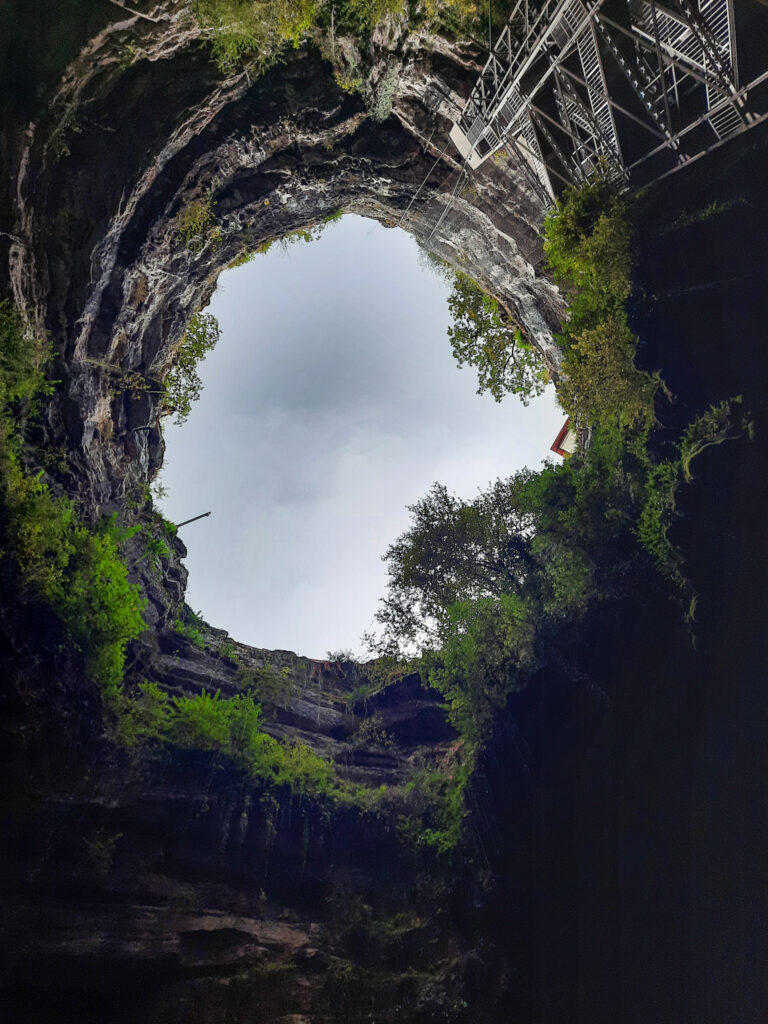 Gouffre de Padirac entrance hole