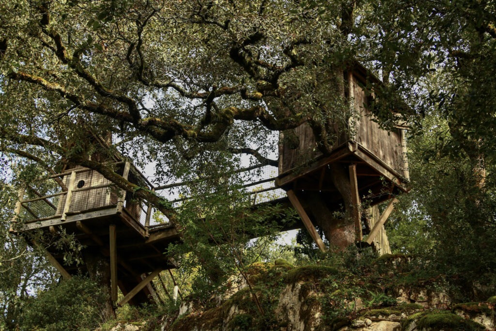 Tree house in the Marqueyssac Gardens