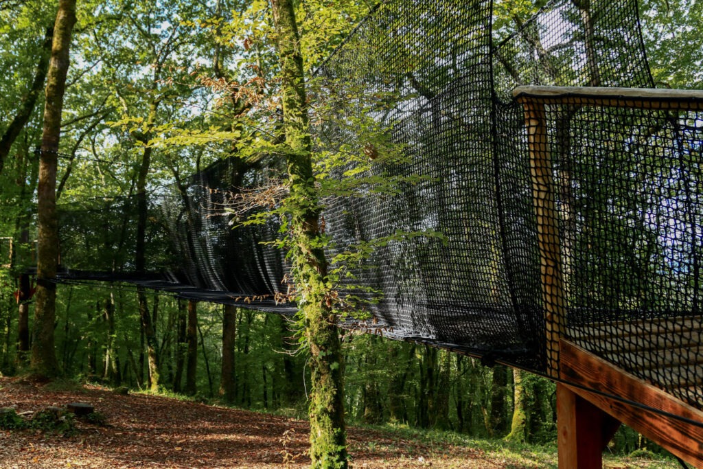 Walking net in Marqueyssac Gardens